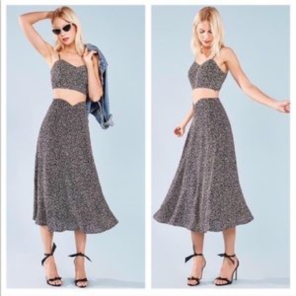 Reformation Other - Reformation Azalea Two Piece Skirt And Crop Top